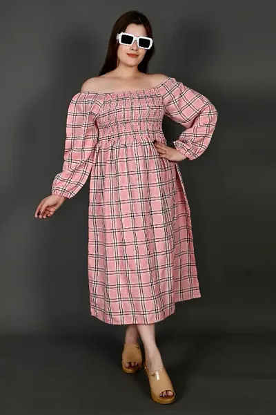 Classic Checked Dress for Women