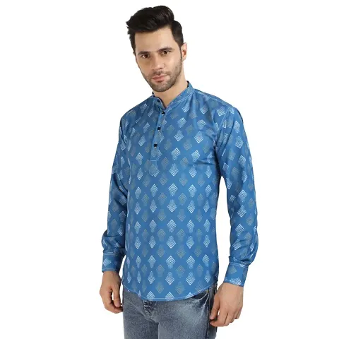 Man Casual Short Kurta for Men