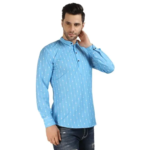 Man Casual Short Kurta for Men