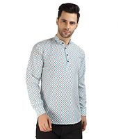 Man Cotton Casual Short Kurta for Men-thumb1