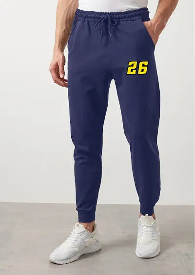 Stylish Blend Regular Track Pant For Men