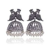 Eivri Letest Design Jhumki Jewellery Earring for Women  Girls For Diwali Gift(Combo-2 Stone Color Multi)-thumb1