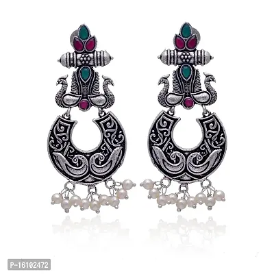 Eivri Letest Design Jhumki Jewellery Earring for Women  Girls For Diwali Gift(Combo-2 Stone Color Multi)-thumb3