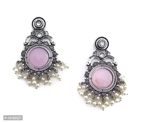 Eivri Fancy Jewellery Earring For Women  Girls (Pink) For Rakhi Gift