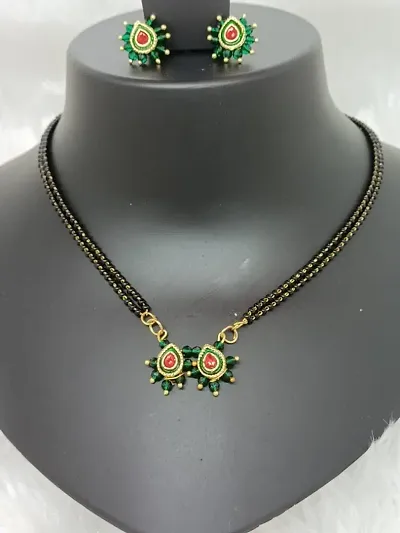 Fancy Gold Plated Mangalsutras For Women
