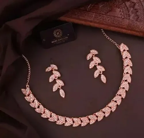 VISAMART JEWEL Brass Gold-plated Pink Jewellery Set (Pack of 2) (OO-MaheshPandari)