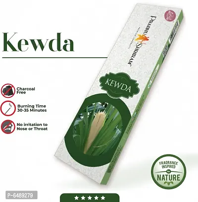 Kewada Incense Sticks 100% charcoal free agarbatti 180gm pack of 3 agarbatti-thumb3