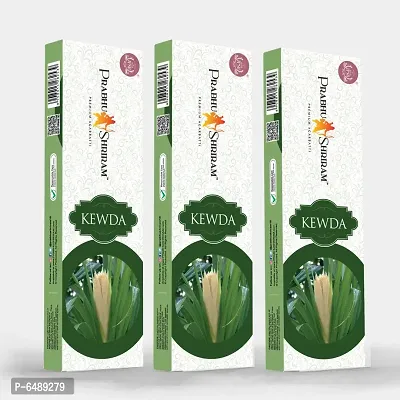 Kewada Incense Sticks 100% charcoal free agarbatti 180gm pack of 3 agarbatti