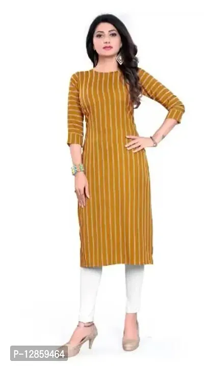 Straight   Cotton Kurta-thumb0