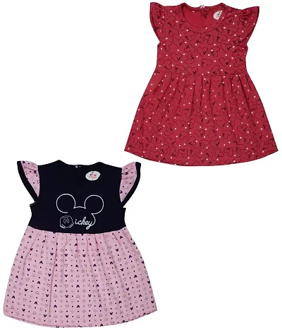 Baby Girl Midi Dress Frock (Pack of 2)