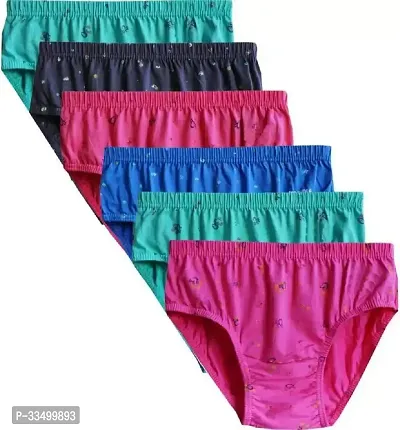 Women Cotton Hipster Multicolor Panties Combo of 6-thumb0