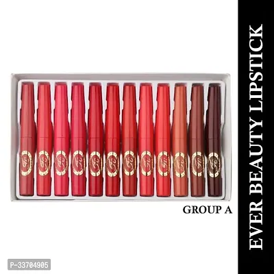 Non Transfer Waterproof Longlast Matte Liquid Lipstick Pack Of 12