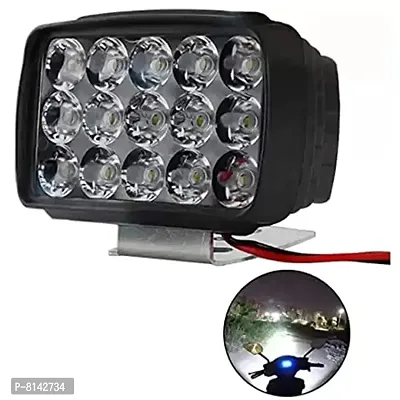 15 Led Light 100% Waterproof for Car Bike Bulb Fit to All Model of Any Vehicle (15 Led ) - Set of 1-thumb0