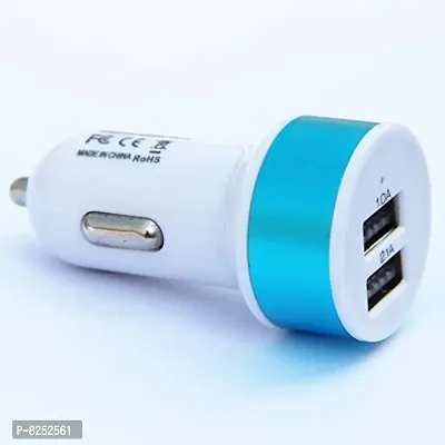 Dual USB Car Charger for Mobile, Smartphones, Tablets, Smartwatch  More