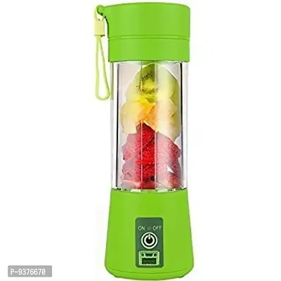 Rechargeable Hand Juicer 6 Blade Portable Electric Mini USB Multi color Juicer Bottle Blender shaker - for All Fruit Juice Maker Machine