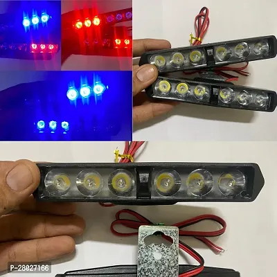 Iivaas 2Pc/Set Universal Bike Car Truck Led Police Light Bar-thumb0