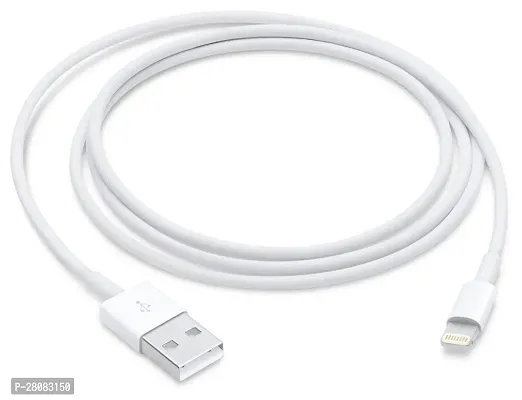 Iivaas Lightning to USB Cable Apple Certified (Mfi) Sync  Charge Cable for iPhone 14/13/12/11 Pro Max/XS MAX/XR/XS/X/8/iPad  iPod, All iPhones, fast Charging Lightning Cable, (Pack of 1) - WHITE-thumb0
