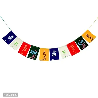 Hanging Tibetan Buddhist Prayer Cotton Flags for Car, Motorbike and Home (Large)