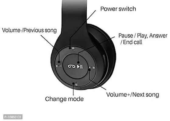 Bluetooth Headset Foldable Headband-thumb2