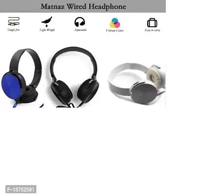 Extra Bass Headphones Stereo Sound Wired Headset-thumb4