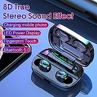 T-2 TWS With Charging Case  Power-Bank HQ Sound Bluetooth Headset-thumb3