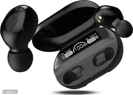 Wireless TWS T-2 Ear Buds with Charging Case  Power Bank Bluetooth Headset Bluetooth Headset (True Wireless)