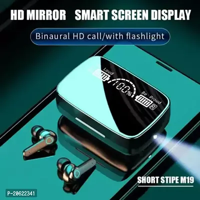M19 tws bluetooth 5.0 wireless Digital Display 13mm Drivers F2 Bluetooth Headset-thumb4