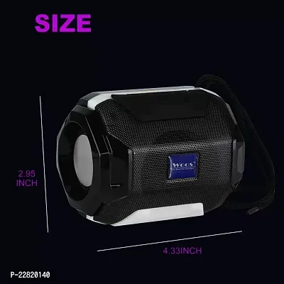 Wireless Portable Speaker A005 Super Bluetooth Wireless Speaker with Disco Lights-thumb3