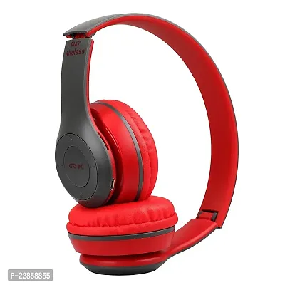 Classy Foldable Wireless Headphone Sports Headphone with Mic, Pack of 1, Assorted-thumb0