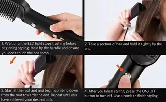 Hair Straightener Electric Comb Brush For Men, Women-thumb2