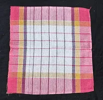 Designer Multicoloured Cotton Checked Hand Towels-thumb3