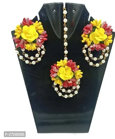 Beautiful Multicoloured Handmade Jwellery Set For Women-thumb0