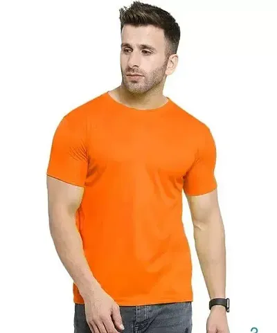 Stylish Solid T-Shirt For Men