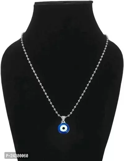 Alluring Copper Stainless Steel Black Diamond Chain With Pendant For Men