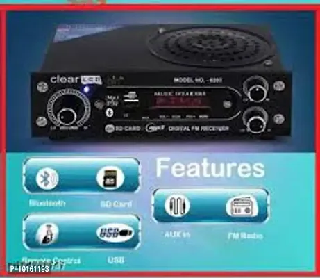 Tech-lobby SETCO AC/DC FM Radio Multimedia Speaker with Bluetooth, USB, SD Card, Aux FM Radio Perfect Kitchen and Home Radio-thumb0