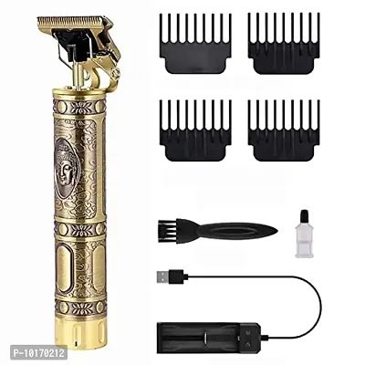 MAXTOP Golden Trimmer Buddha Style Trimmer, Professional Hair Clipper, Adjustable Blade Clipper, Hair Trimmer and Shaver For Men, Retro Oil Head Close Cut Precise hair Trimming Machine
