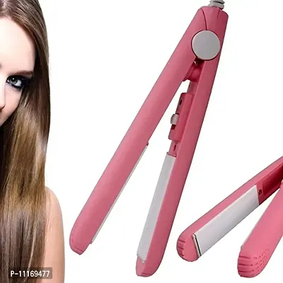 Mini Hair Straightener - Small Hair Straightening Machine for Women-thumb0