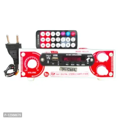 USB FM Radio With AC/DC Power Supply And Built in Speaker with Bluetooth, USB, AUX, SD card