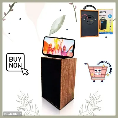 Bluetooth Tower Speaker Wooden Cabinet Subwoofer Echo Sound Wooden Bluetooth Speaker Extra Bass Portable Wireless blutooth Speaker 4.0 with Louder Sound-thumb0