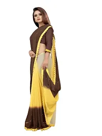 Beautiful Georgette Moti Look Saree With Blouse Piece-thumb3