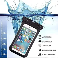Waterproof Mobile Cover Pouch Mobile Cases Waterproof Sealed Transparent Bag with Underwater Pouch Cell Phone Pouch for All Mobile up to 6.5 inch (Pack of 1)-thumb3