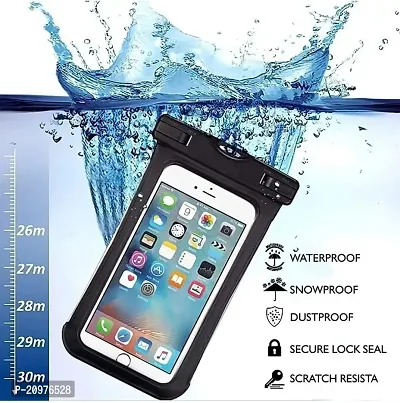 Waterproof Mobile Cover Pouch Mobile Cases Waterproof Sealed Transparent Bag with Underwater Pouch Cell Phone Pouch for All Mobile up to 6.5 inch (Pack of 1)-thumb4