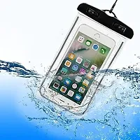 Waterproof Mobile Cover Pouch Mobile Cases Waterproof Sealed Transparent Bag with Underwater Pouch Cell Phone Pouch for All Mobile up to 6.5 inch (Pack of 1)-thumb1