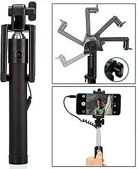 Universal Wired Handheld MONOPOD for Phone Holder OR Photography Video Recording YouTube REELS  CAPUTURE Every Special Moment Cable Selfie Stick ( Selfie Stick 01 )-thumb3