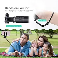 Universal Wired Handheld MONOPOD for Phone Holder OR Photography Video Recording YouTube REELS  CAPUTURE Every Special Moment Cable Selfie Stick ( Selfie Stick 01 )-thumb1