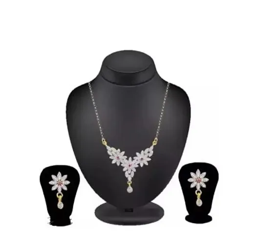 Elegant Stone Jewellery Set For Women and Girls