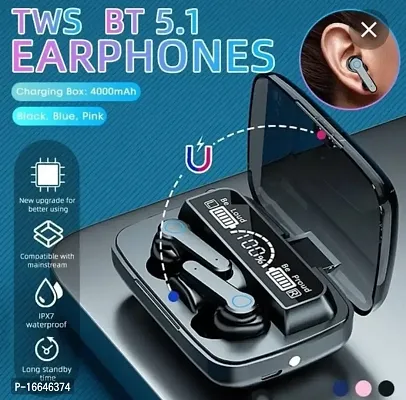 Mahakal Saless  Bluetooth M19 Earbuds TWS Wireless 5.1 2000 mAh Inbuilt Power Bank with LED Display  Touch Control-thumb4