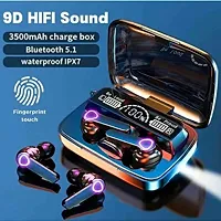 Mahakal Saless  Bluetooth M19 Earbuds TWS Wireless 5.1 2000 mAh Inbuilt Power Bank with LED Display  Touch Control-thumb2