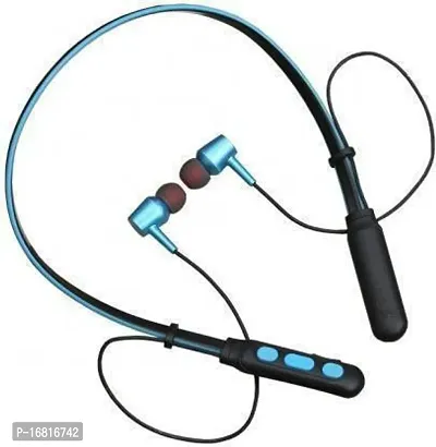 Mahakal Saless   B11 Wireless Neckband Bluetooth in Ear Earphone Headset Earbud Portable Headphone Handsfree Sports Running Sweatproof Compatible for All Smartphones (Multicolour)-thumb0