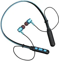 Mahakal Saless B11 Wireless Neckband | Fast Charging | 10 Meter Bluetooth v5.0 Connectivity | IPX4 Water Resistant | Blue Color.-thumb2